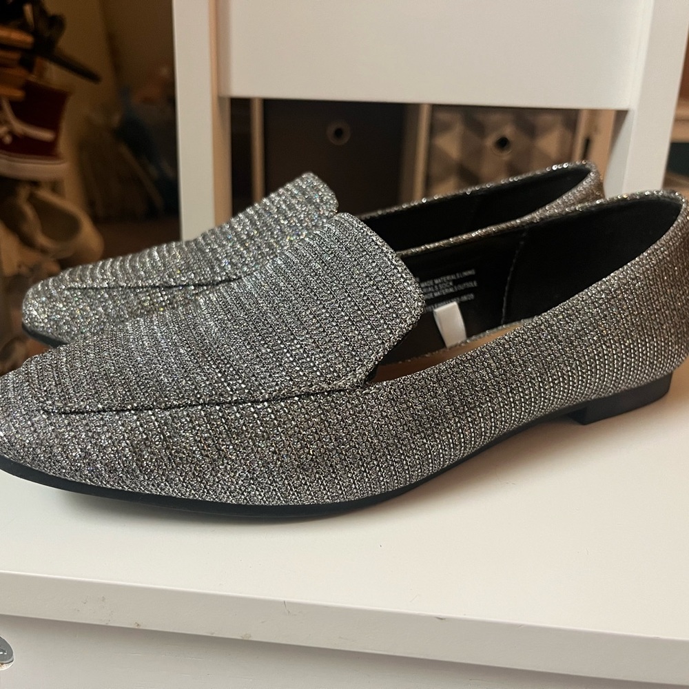Sparkly loafers